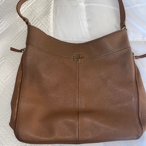 Light brown Tory Burch hobo bag